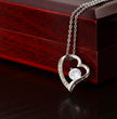 Mother & Daughters Heart Necklace Mother's Day Gift