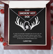 Hunting Themed Gift For Her - Sterling Silver Necklace - Smokin Hot Doe - Personalised  Gift for Wife, Girlfriend