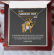 Funny Gift For Her - Sterling Silver Necklace - Smokin Hot Doe - Personalized  Hunting Themed Gift for Wife