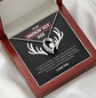 Hunting Themed Gift For Her - Sterling Silver Necklace - Smokin Hot Doe - Personalised  Gift for Wife, Girlfriend