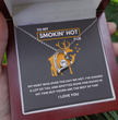 Funny Gift For Her - Sterling Silver Necklace - Smokin Hot Doe - Personalized  Hunting Themed Gift for Wife