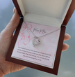 Mum to Be - Necklace Gift for New Mother Personalised Message Card