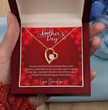 Happy Mothers Day - Choice Of Silver Necklace with Custom Message Card in Beautiful Box - Gift From Son, Daughter - Jewellery Gift For Mum