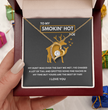 Funny Gift For Her - Sterling Silver Necklace - Smokin Hot Doe - Personalized  Hunting Themed Gift for Wife