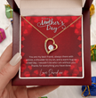 Happy Mothers Day - Choice Of Silver Necklace with Custom Message Card in Beautiful Box - Gift From Son, Daughter - Jewellery Gift For Mum