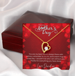 Happy Mothers Day - Choice Of Silver Necklace with Custom Message Card in Beautiful Box - Gift From Son, Daughter - Jewellery Gift For Mum