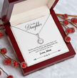 To My Daughter Love Mom - Beautiful Eternal Hope Gift Boxed Necklace