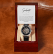 To My Soumate - Mens Quartz Watch with Personalized Message Card Boxed