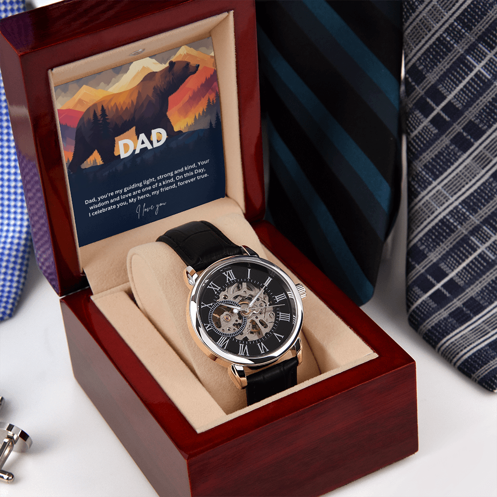 To DAD My Bear  - Beatiful Gift Watch For Dad Birthday's, Christmas, Fathers Day