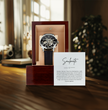 To My Soumate - Mens Quartz Watch with Personalized Message Card Boxed