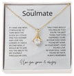 To My Soulmate my Alluring Beauty, Valentines Anniversary Gift For Her, Soulamte Gift From Him
