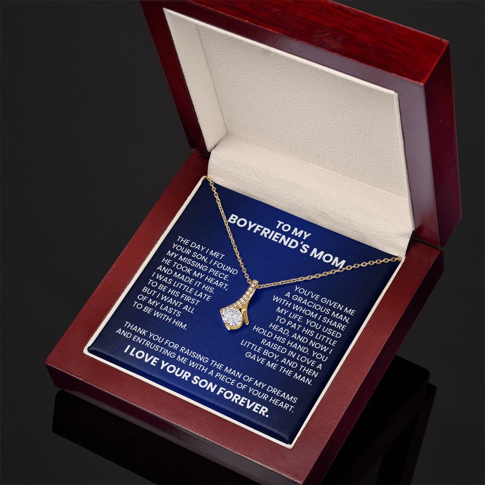 To My Boyfriends Mum Alluring Beauty Necklace Gift Set