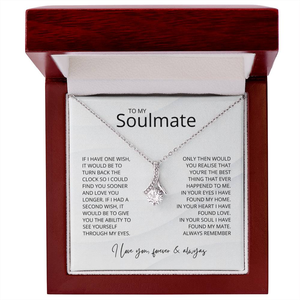 To My Soulmate my Alluring Beauty, Valentines Anniversary Gift For Her, Soulamte Gift From Him