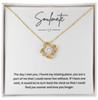 Soulmate Jewellery Gift - Choice of Beautiful Silver Necklace - Personalised Message Card