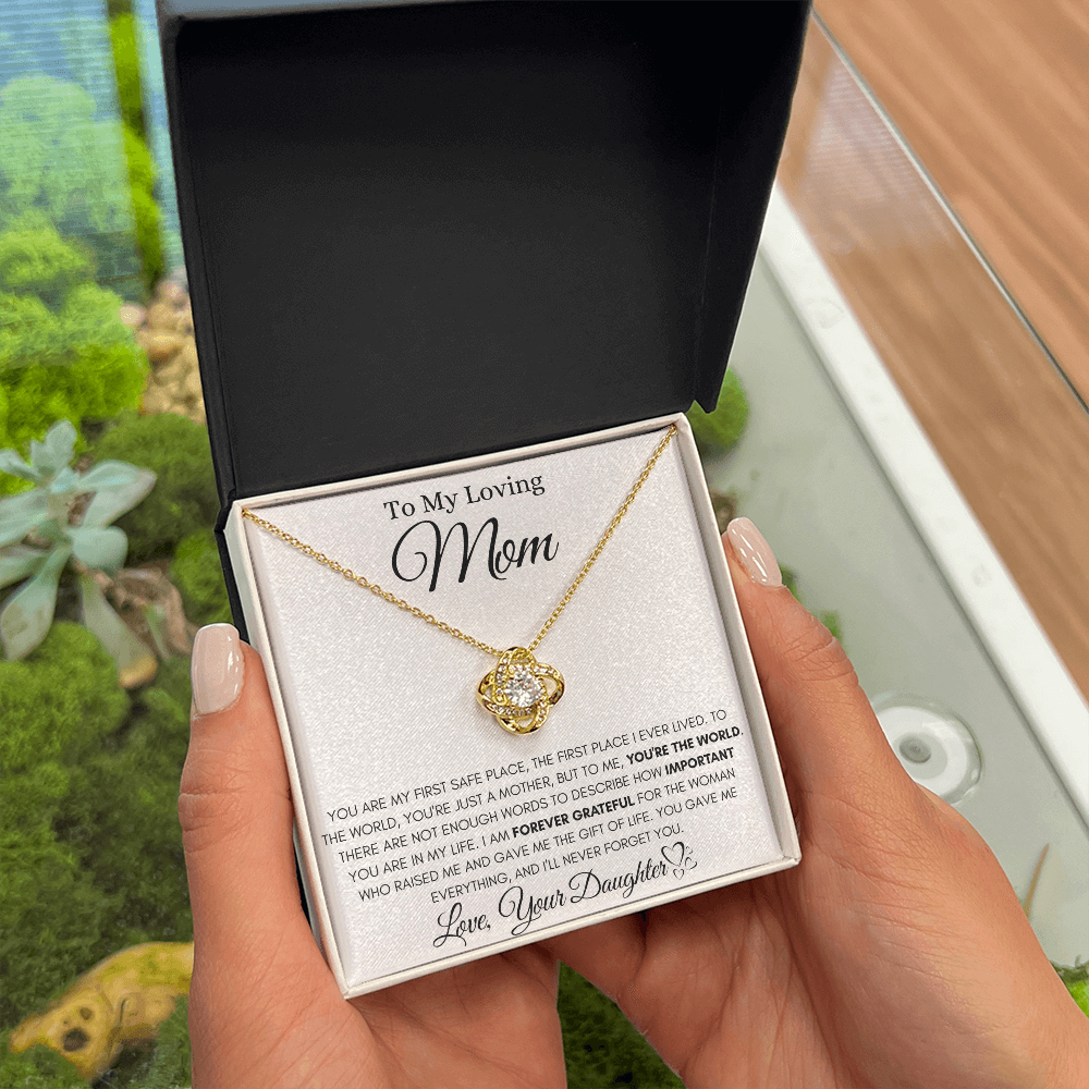 Forever Grateful Daughter Beautiful Necklace Gift For Mom