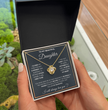 To My Beautiful Daughter Love Knot Gift Jewelry From Mom And Dad