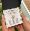 To My Daughter on Your Wedding Day Necklace, Gift for Bride from Mum or Dad