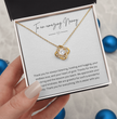 To An Amazing Nanny - Necklace Gift for Grandmother - Personalised Message Card