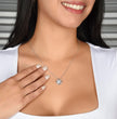 To My Gorgeous Wife Beautiful Love Knot Necklace  Gift Boxed From Husband