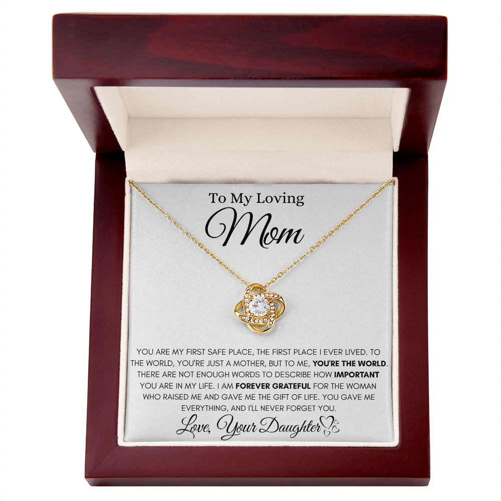 Forever Grateful Daughter Beautiful Necklace Gift For Mom