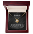 To My Soulmate - Choice of Beautiful Silver Necklaces in a Gift Box with a Custom Message Card - Gift for Her - Gift From Him