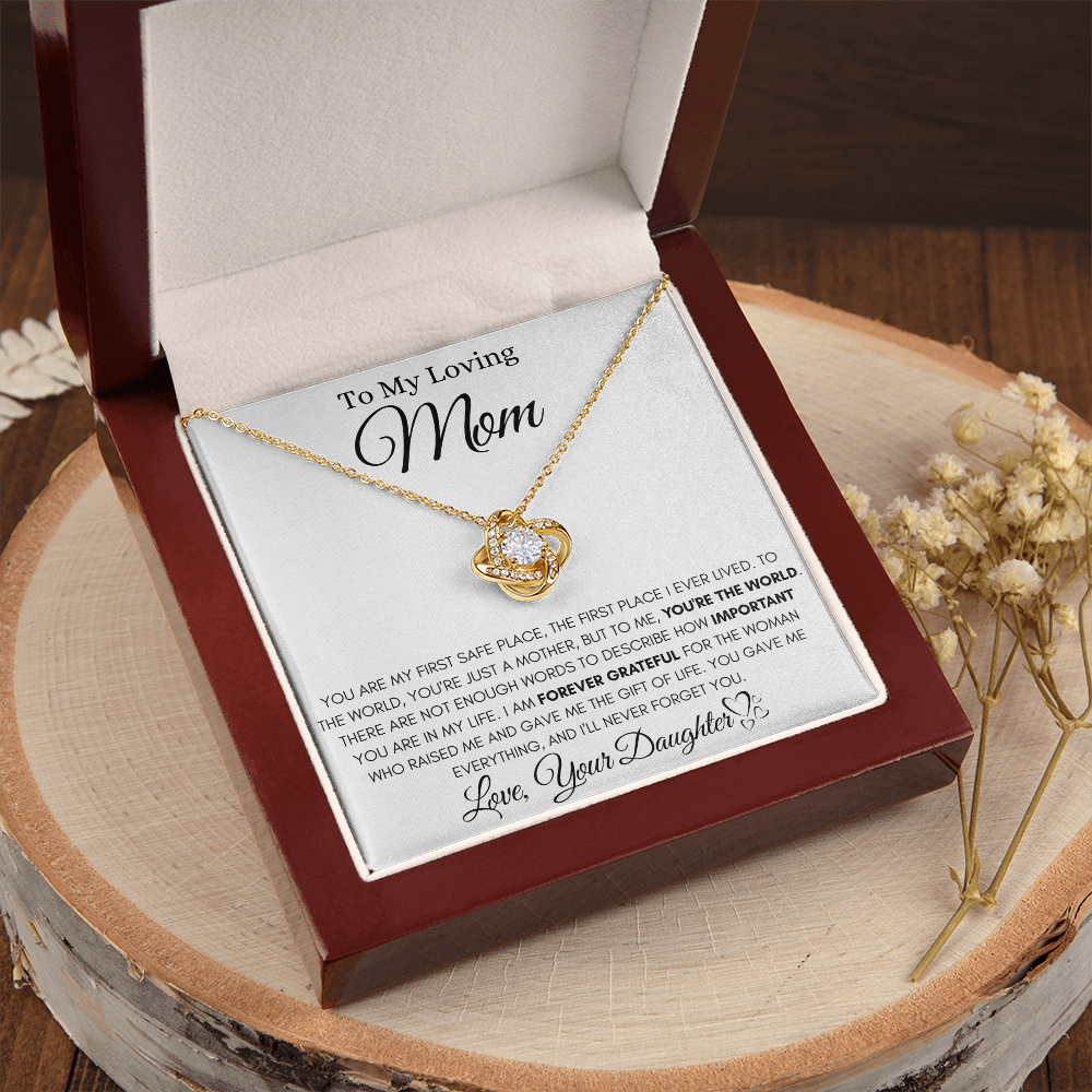 Forever Grateful Daughter Beautiful Necklace Gift For Mom