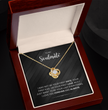 To My Soulmate - Choice of Beautiful Silver Necklaces in a Gift Box with a Custom Message Card - Gift for Her - Gift From Him