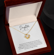 Gift For Daughter - Beautiful Silver Necklace - Minimal Design Personalised Message Card