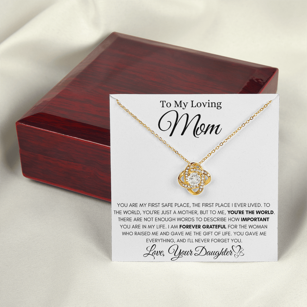 Forever Grateful Daughter Beautiful Necklace Gift For Mom