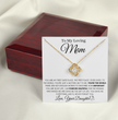 Forever Grateful Daughter Beautiful Necklace Gift For Mom