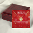 To My Beautiful Mother - Sterling Silver Necklace Personalised Gift With A Custom Message Card - Gift from Son / Daughter For Mum