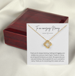 To An Amazing Nanny - Necklace Gift for Grandmother - Personalised Message Card