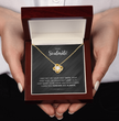To My Soulmate - Choice of Beautiful Silver Necklaces in a Gift Box with a Custom Message Card - Gift for Her - Gift From Him