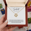 Soulmate Jewellery Gift - Choice of Beautiful Silver Necklace - Personalised Message Card