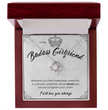 Badass Babe Choice of Silver Necklace with Personalised Message Card - Perfect Gift for Girlfriend