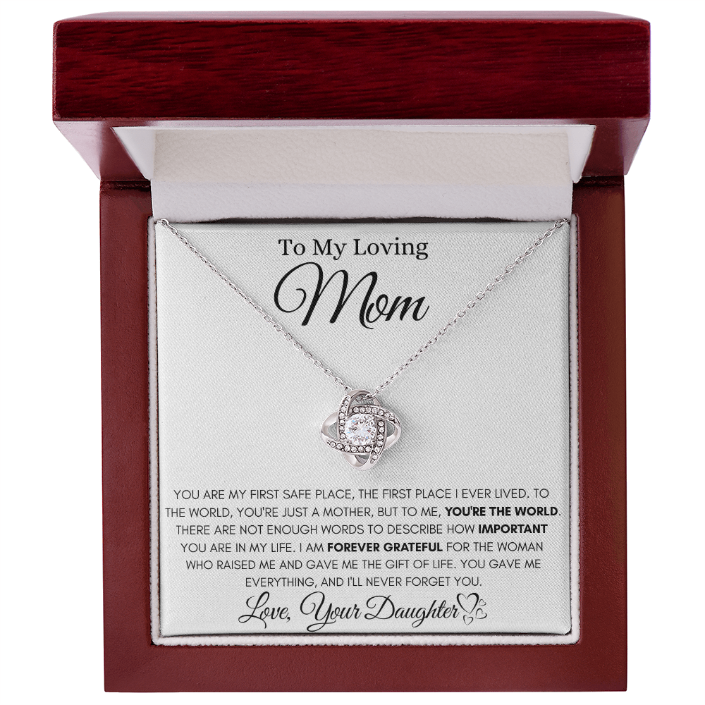Forever Grateful Daughter Beautiful Necklace Gift For Mom