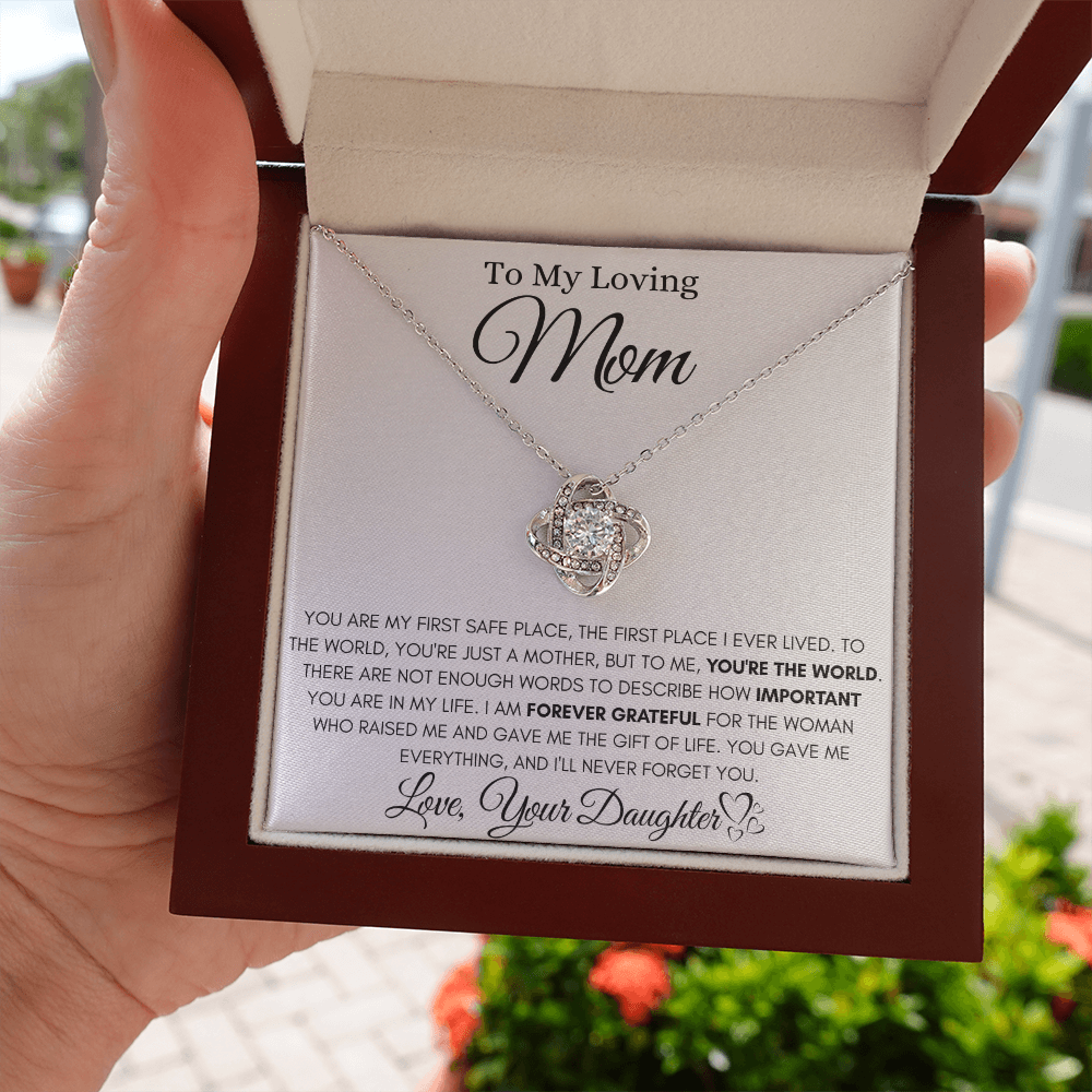 Forever Grateful Daughter Beautiful Necklace Gift For Mom