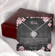 Beautiful Cherry Blossom Themed Gift Necklace For Your Mother