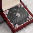 Beautiful Cherry Blossom Themed Gift Necklace For Your Mother