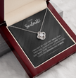 To My Soulmate - Choice of Beautiful Silver Necklaces in a Gift Box with a Custom Message Card - Gift for Her - Gift From Him