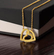To My Beloved Mom Beautiful Interlocking Heart Gift Boxed