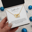 Gift For Sister-In-Law - Beautiful Silver Necklace - Personalised Message Card