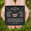 To My Beloved Mom Beautiful Interlocking Heart Gift Boxed