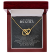 To My Beautiful Daughter - Jewelry Necklace Gift From Mom