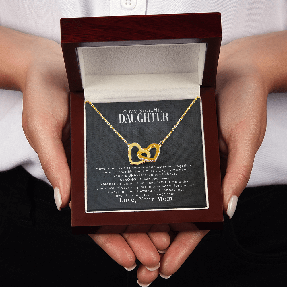To My Beautiful Daughter - Jewelry Necklace Gift From Mom