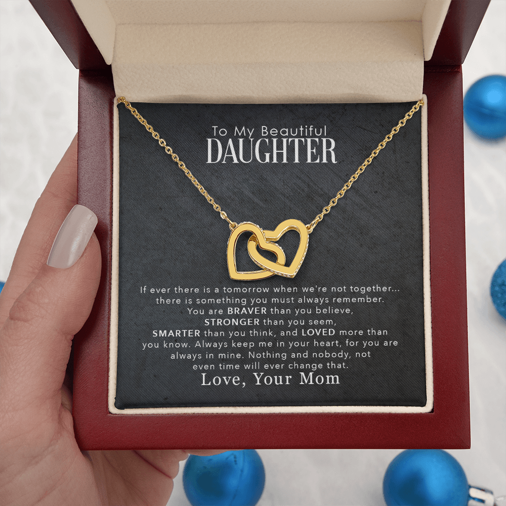 To My Beautiful Daughter - Jewelry Necklace Gift From Mom
