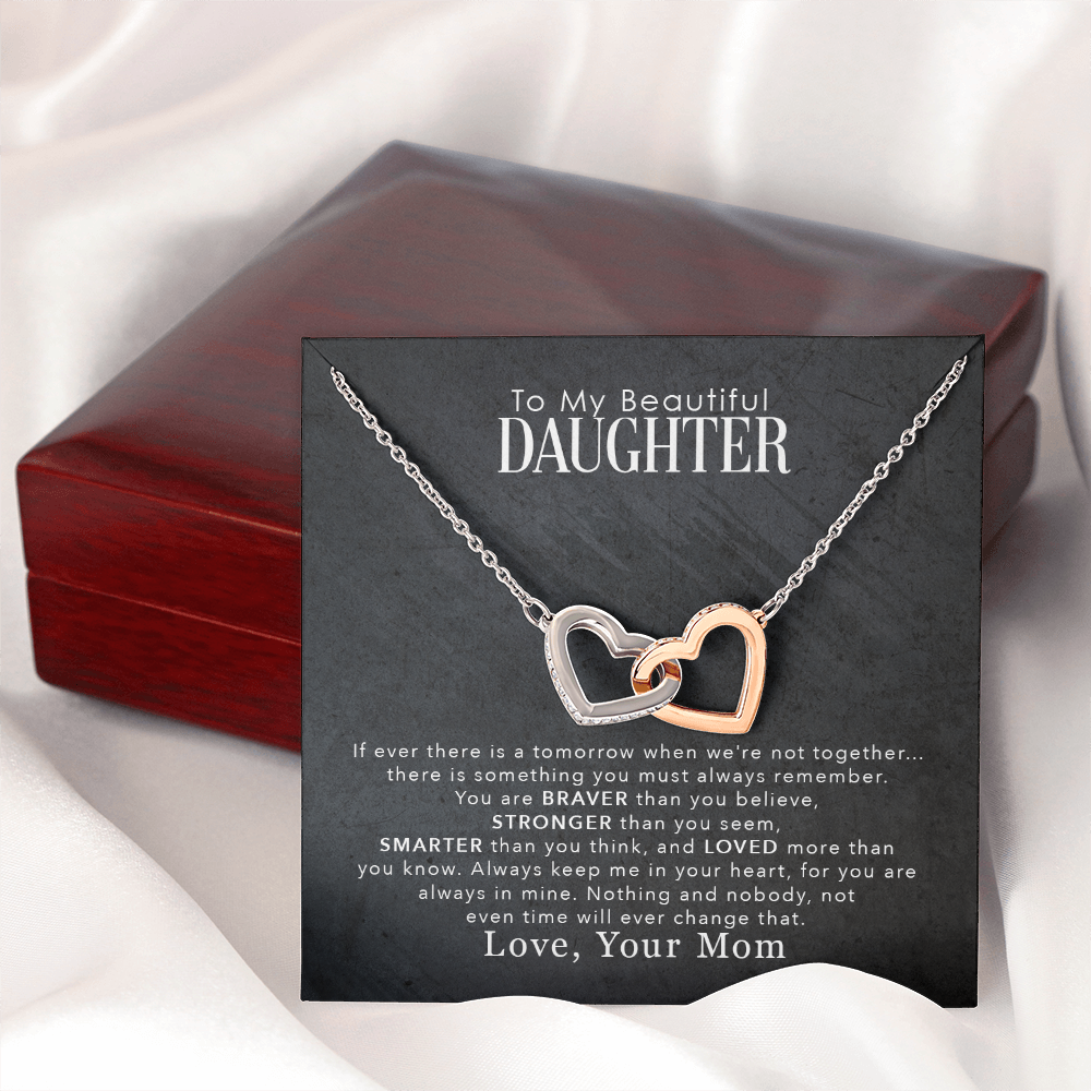 To My Beautiful Daughter - Jewelry Necklace Gift From Mom