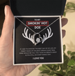 Hunting Themed Gift For Her - Sterling Silver Necklace - Smokin Hot Doe - Personalised  Gift for Wife, Girlfriend