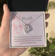Mum to Be - Necklace Gift for New Mother Personalised Message Card