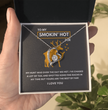 Funny Gift For Her - Sterling Silver Necklace - Smokin Hot Doe - Personalized  Hunting Themed Gift for Wife